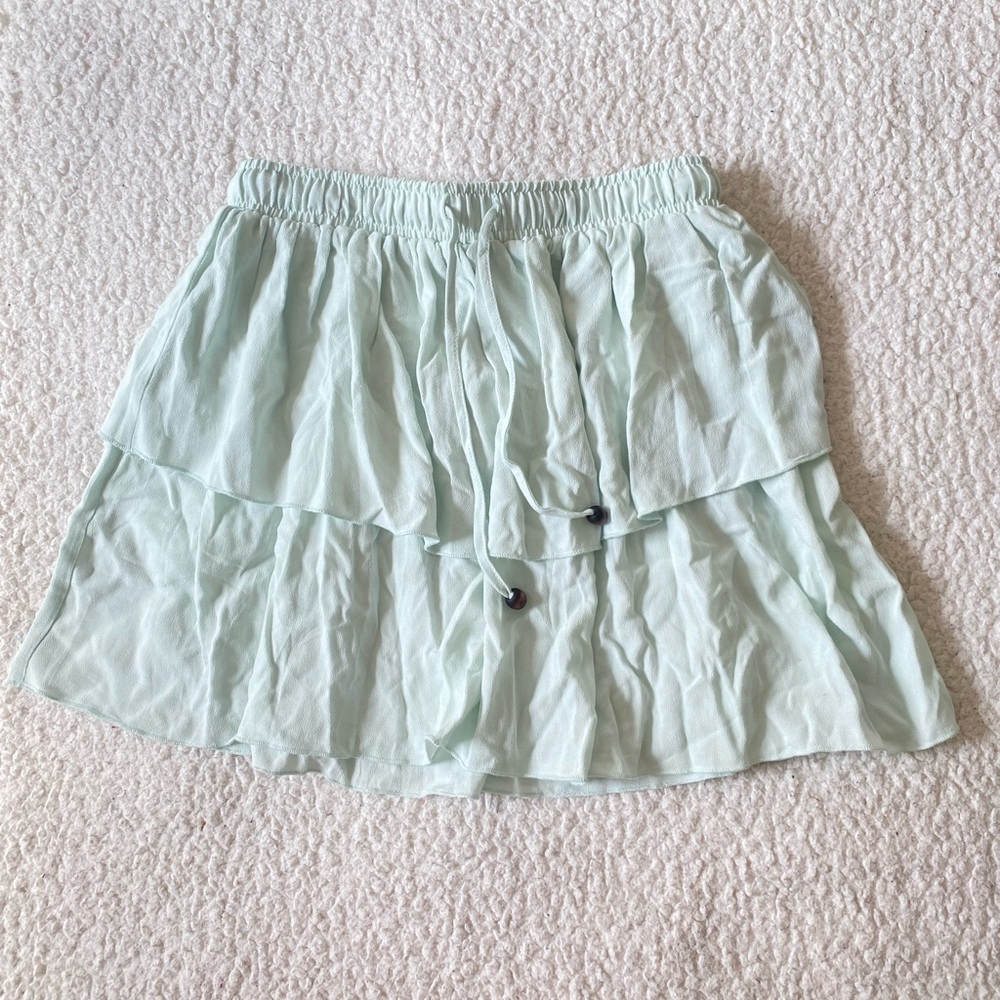 Forever 21 Layered Flounce Mini Skirt XS